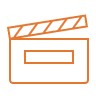 Video Resources Icon - thin